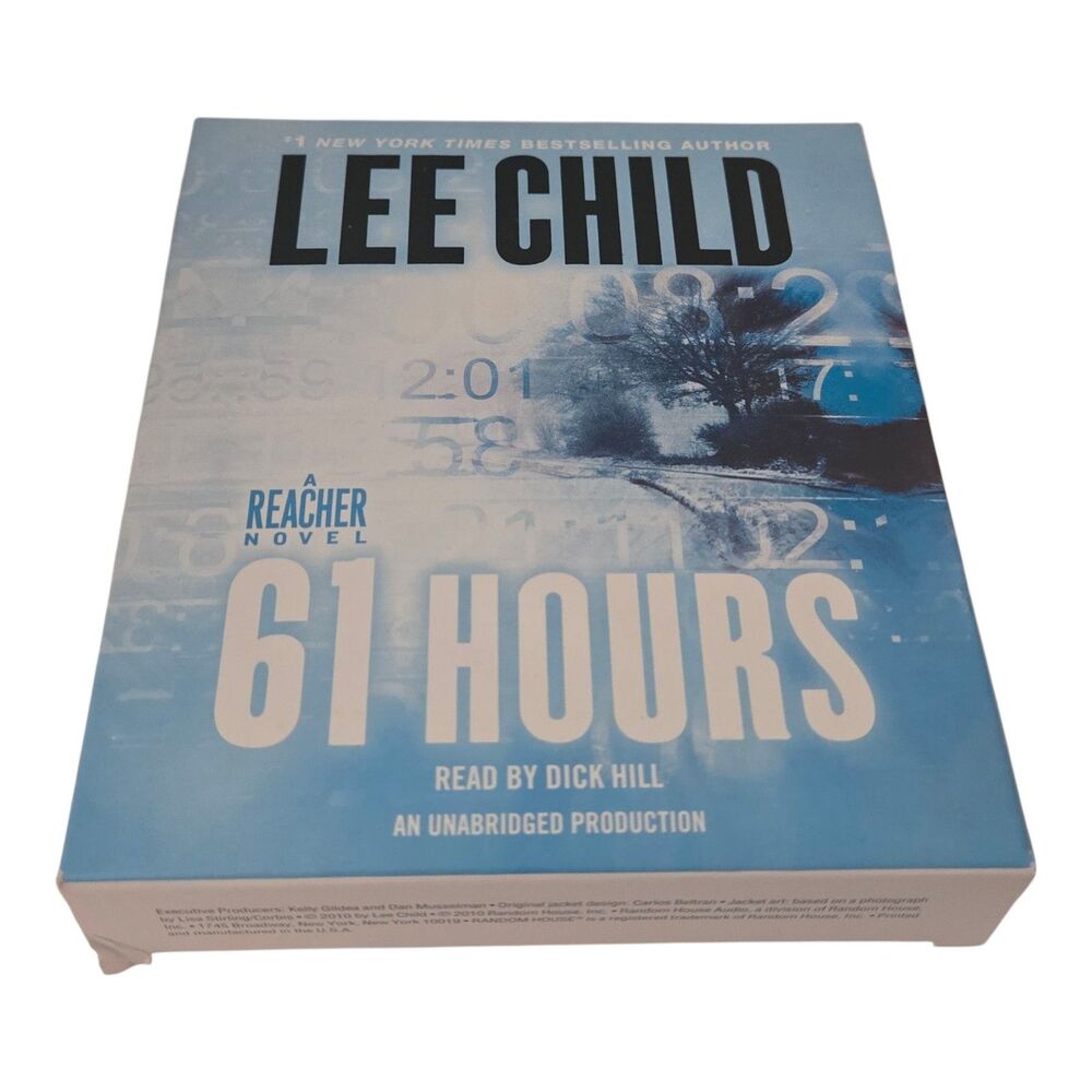 Lee Child 61 Hours Audiobook Set Jack Reacher Novel